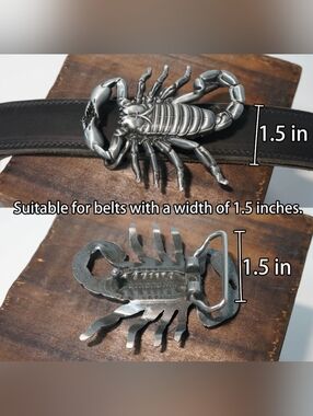 Scorpion Belt buckle See Both Colors Available Choose One